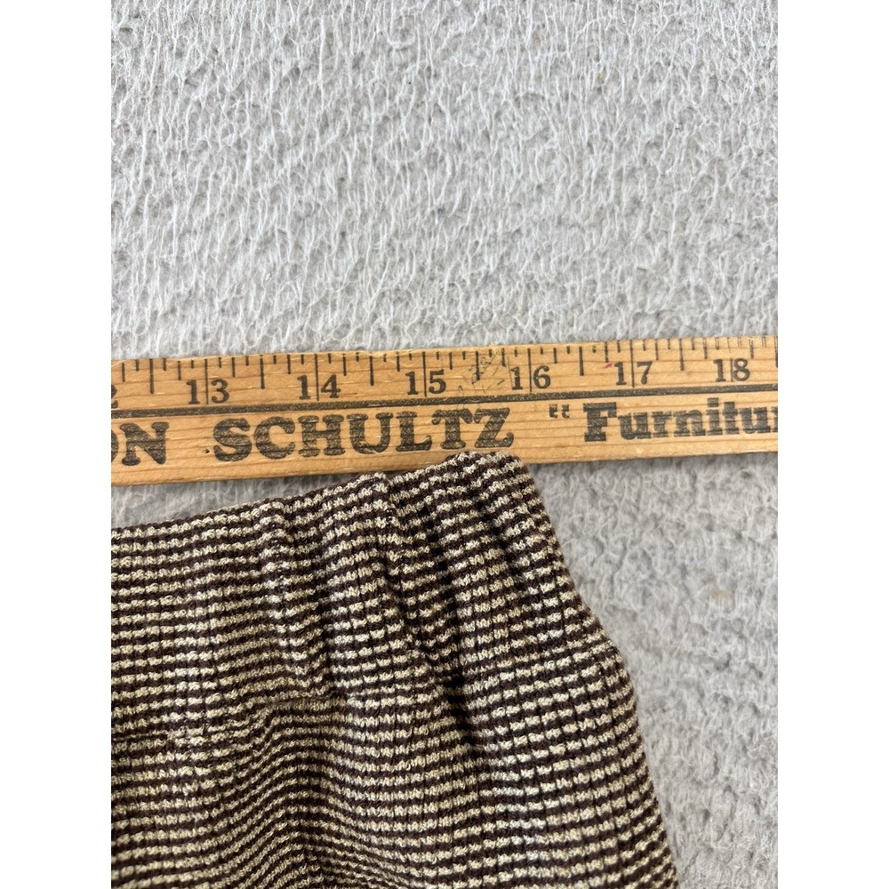 Isa Boulder‎ Lenticular Pants Size XL Brown Handmade Avant-Garde Structural Knit - Picture 9 of 13